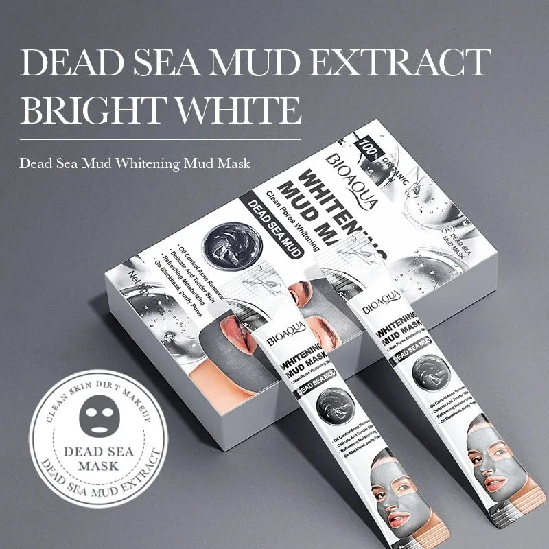 BIOAQUA Vitamin C Mud Masks (30pcs) – Cucumber, Moisturizing, Anti-Aging & Brightening
