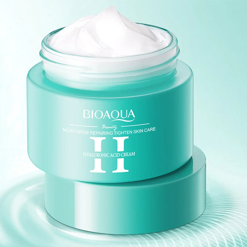 BIOAQUA Hyaluronic Acid & Vitamin C Face Cream – Hydrating, Soothing & Firming Skincare