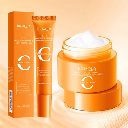 BIOAQUA Hyaluronic Acid & Vitamin C Face Cream – Hydrating, Soothing & Firming Skincare