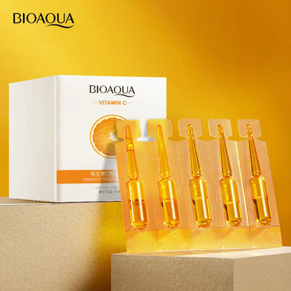 BIOAQUA Vitamin C Serum (60pcs) – Moisturizing, Brightening & Nourishing Face Essence