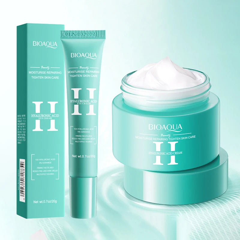 BIOAQUA Hyaluronic Acid & Vitamin C Face Cream – Hydrating, Soothing & Firming Skincare