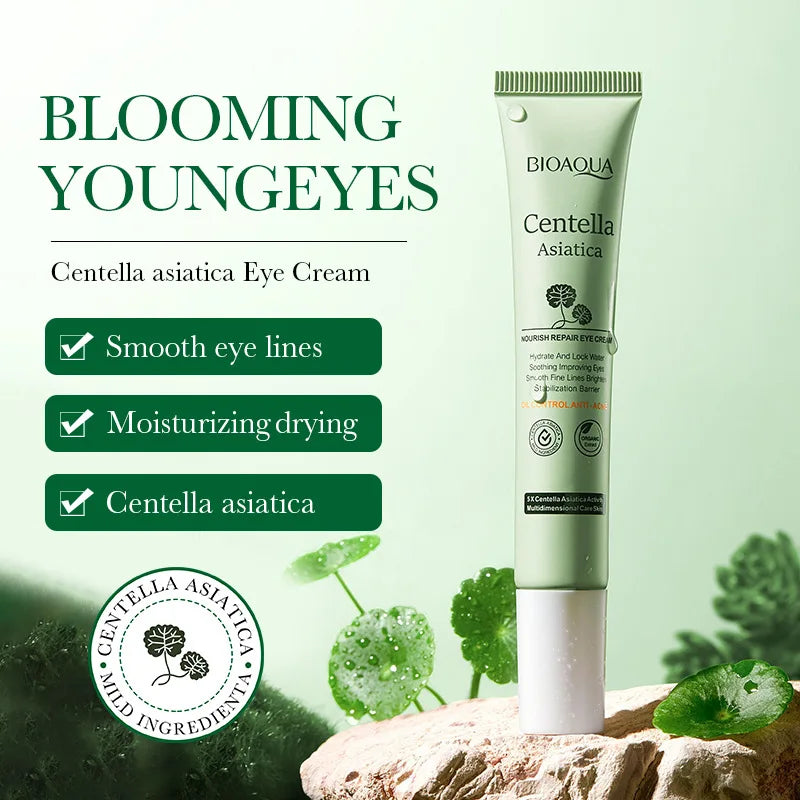 BIOAQUA Centella Eye Cream – Anti-Dark Circles, Eye Bag Reduction & Hydrating Care