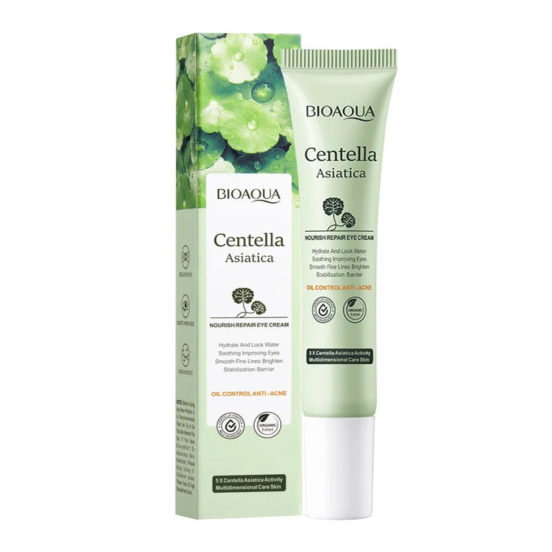 BIOAQUA Centella Eye Cream – Anti-Dark Circles, Eye Bag Reduction & Hydrating Care